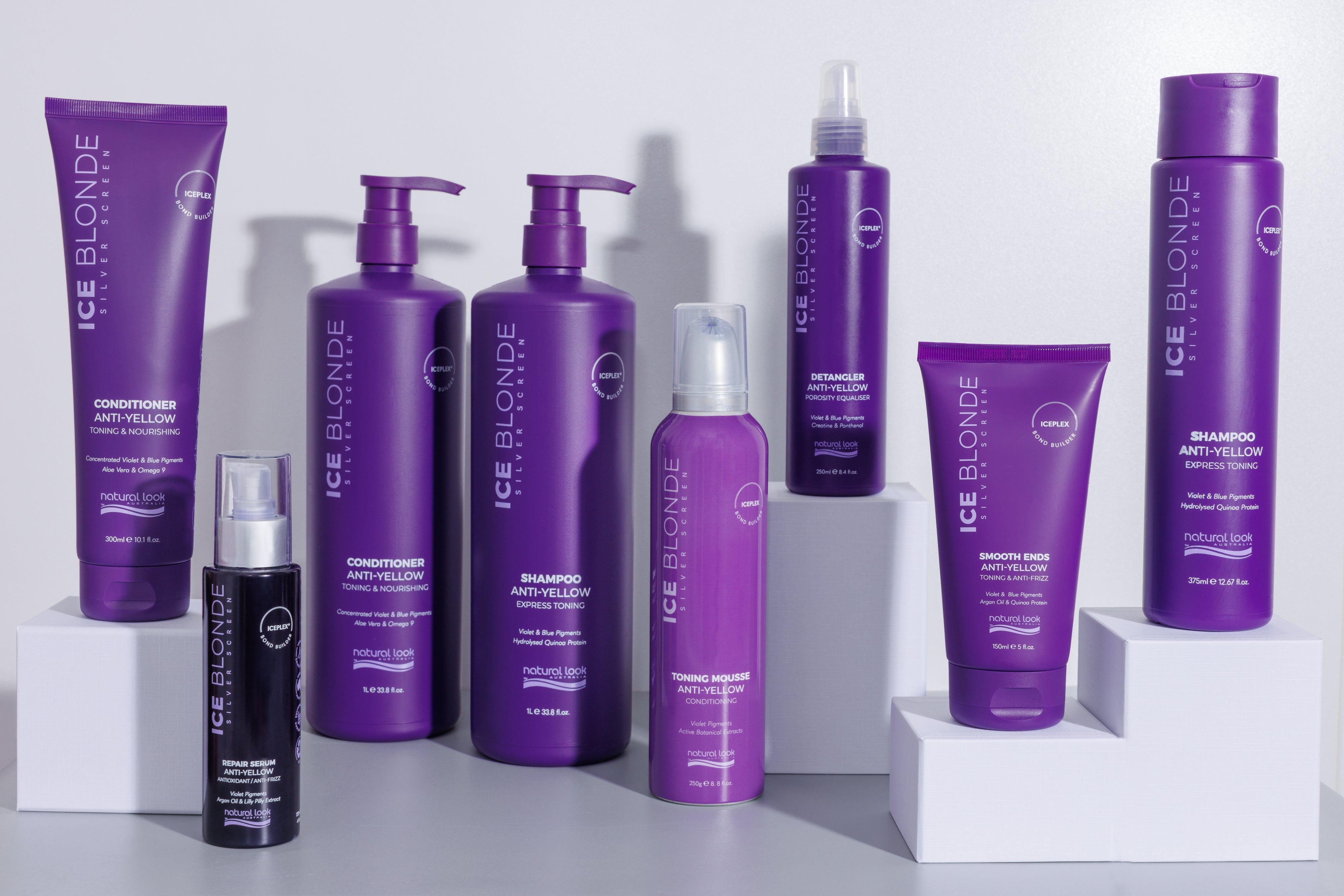 Ice Blonde AntiYellow + Strengthening Haircare Natural Look Australia