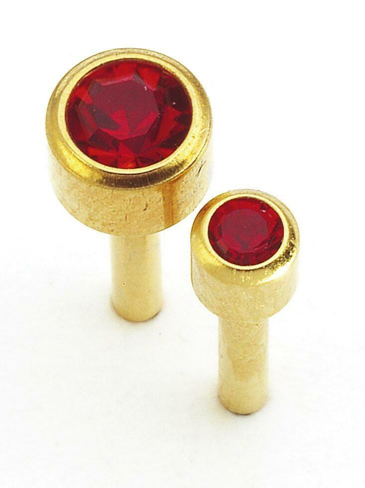 Ruby birthstone deals earrings