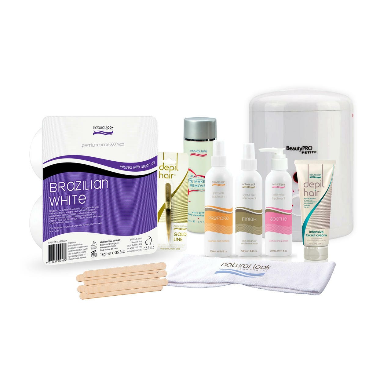 Depilatory Waxing Brow Waxing Kit Natural Look Australia