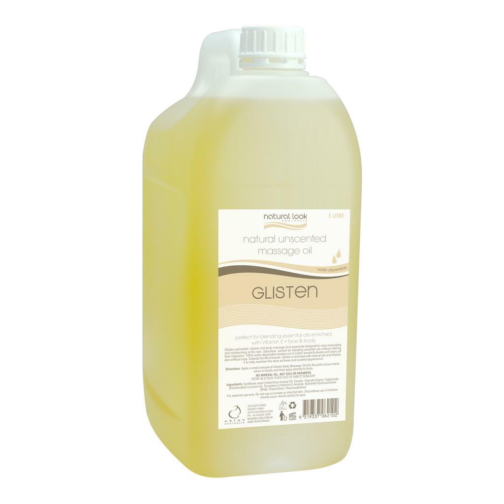 Glisten Unscented Body Massage Oil