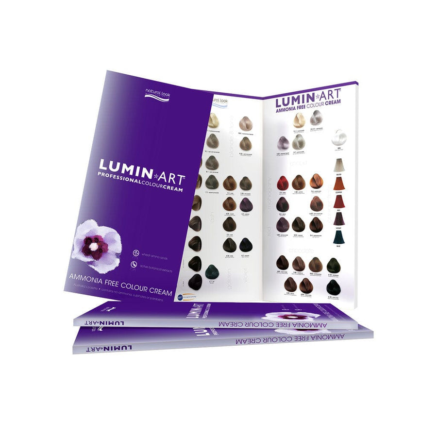 Ammonia Free Colour Chart