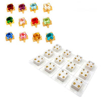 Jan-Dec Birthstones Clawset Gold 12pk