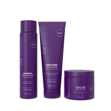 Ice Blonde Shampoo, Conditioner & Toning Mask Bundle