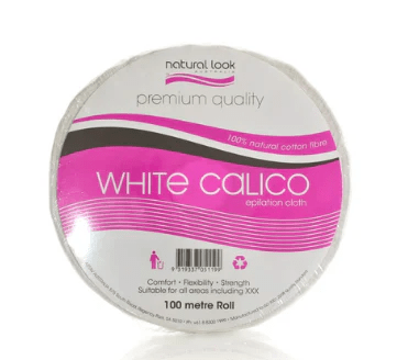 White Calico Epilation Cloth