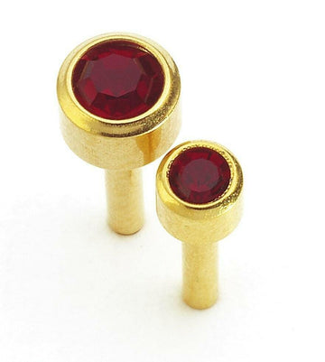 January (Garnet) Birthstone Earrings