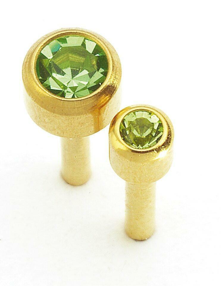 August (Peridot) Birthstone Earrings (W)