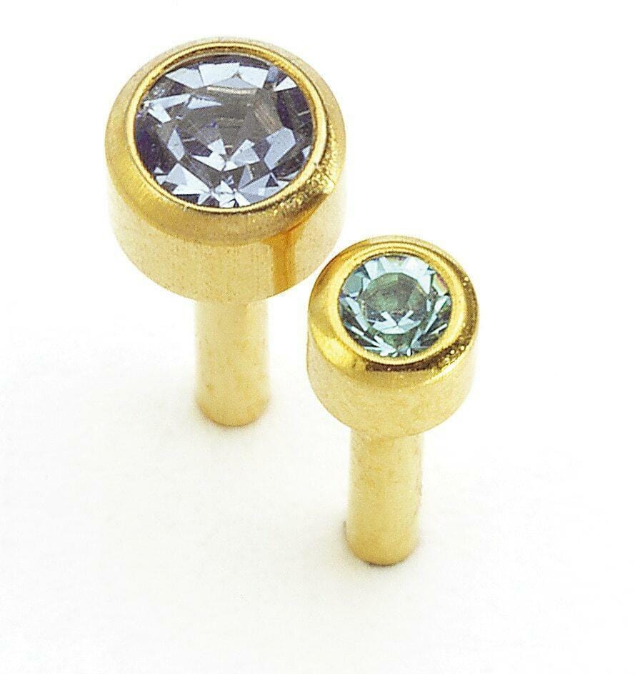 March (Aquamarine) Birthstone Earrings (W)