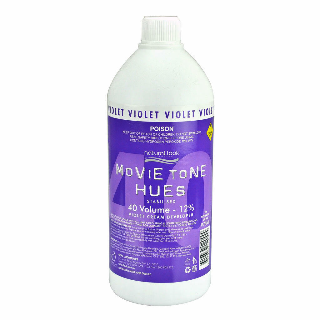 Movie Tone Hues Violet Cream Peroxide 40 vol